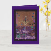 Carte "Iris" fairy doll (Fleur jaune)