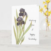 Carte Iris flowers (Fleur jaune)