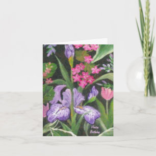 Carte Iris Garden Birthday