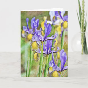 Carte Iris Garden Note