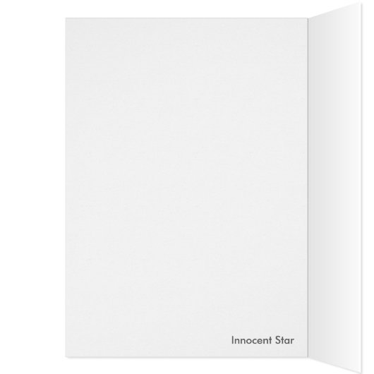 Carte Iris "Innocent Star" - Vide (Intérieur (Gauche))