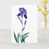 Carte Iris Jardin PMACarlson (Fleur jaune)