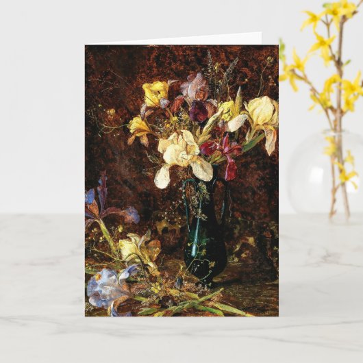 Carte Iris, Marie Egner (Fleur jaune)