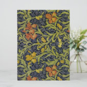Carte Iris Motif (par William Morris) (Debout devant)