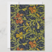 Carte Iris Motif (par William Morris) (Devant)