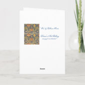 Carte "Iris" par William Morris (Dos)