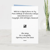 Carte Iris sauvage (Dos)