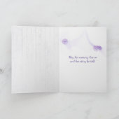 Carte Iris Violet Sur La Sympathie Du Bois (Intérieur)