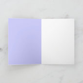 Carte "Iris Watercolor avec Morris Design" (Intérieur)