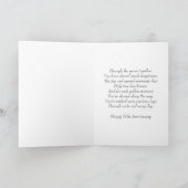 Carte Irises - 70e anniversaire de Mariage personnalisé (Intérieur)