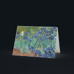 Carte Irises par Van Gogh<br><div class="desc">L'art de Vincent van Gogh - Peintures de la nature et de la flore - Oeuvres de paysage post-impressionnistes</div>