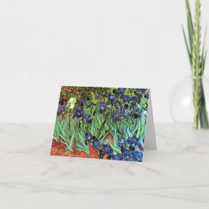 Carte Irises par Van Gogh Fine Art Greeting Cards