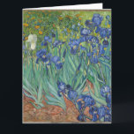 Carte Irises par Vincent Van Gogh<br><div class="desc">Irises. Peint par Vincent Van Gogh en 1889. Cette image est du domaine public.</div>