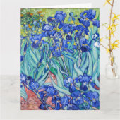 Carte Irises Vincent van Gogh (Fleur jaune)