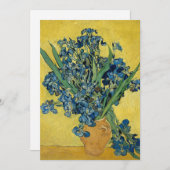 Carte Irises | Vincent van Gogh (Devant / Derrière)