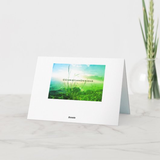 Carte Irish Blessing, Love in Your Heart, Cliffs Irlande (Dos)