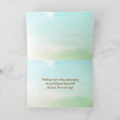 Carte Irish Blessing, Love in Your Heart, Cliffs Irlande (Intérieur)