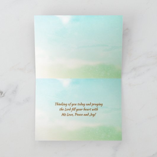 Carte Irish Blessing, Love in Your Heart, Cliffs Irlande (Intérieur)