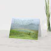 Carte Irish Blessing Valley Rainbow Photo Blank (Devant)