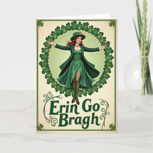 Carte Irish Celebration Emerald Card (Devant)
