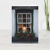 Carte Irish Christmas Candle in Window Happy Christmas (Devant)