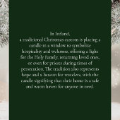 Carte Irish Christmas Candle in Window Happy Christmas