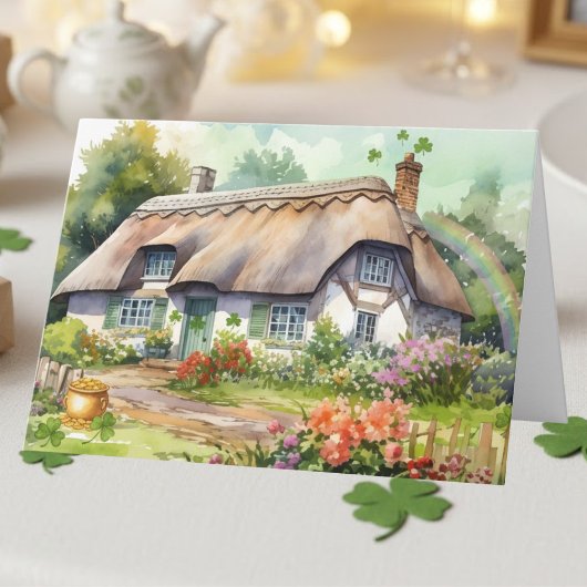 Carte Irish Cottage | Irish Blessing | St. Patrick's Day