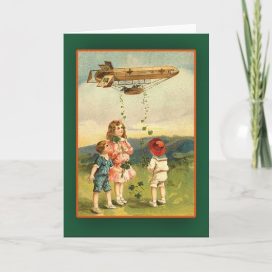 Carte Irish Dirigible St. Patrick's Day Cards (Devant)