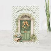 Carte Irish Front Door | St Patrick's Day Irish Blessing (Devant)