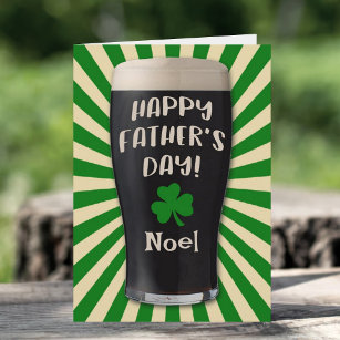 Carte Irish Guinness Pint Happy Fête des pères