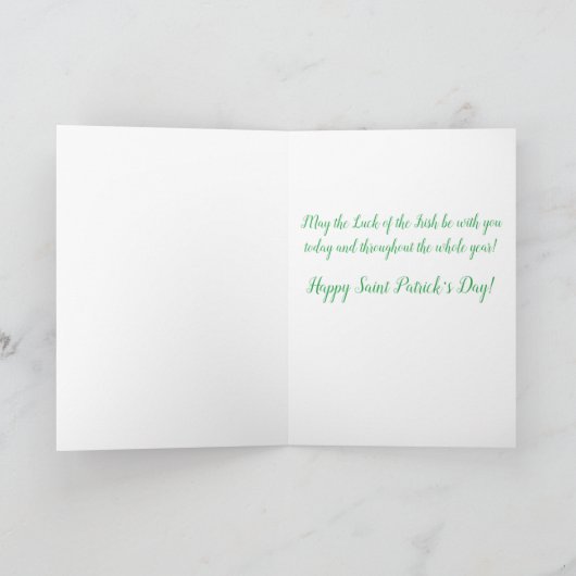 Carte "Irish Lassie" (Intérieur)