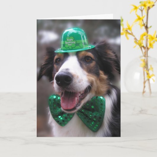 Carte "Irish Lassie" (Fleur jaune)