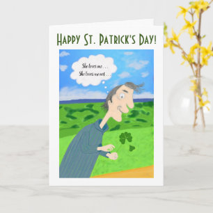 Carte Irish Luck St. Patrick's Day Greeting Card