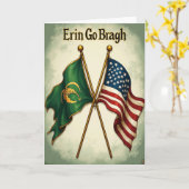 Carte Irish Pride Forever Card (Fleur jaune)