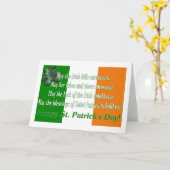 Carte Irish Proverb 5 St. Patrick's Day Greeting Card (Fleur jaune)