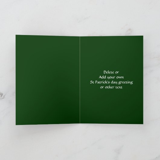 Carte Irish pub (Intérieur)