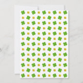 Carte Irish Retro Modern St Patrick’s Day Party Open Bar (Dos)