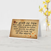 Carte Irish Saying (Fleur jaune)