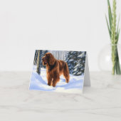 Carte Irish Setter Let It Neige Christmas (Devant)