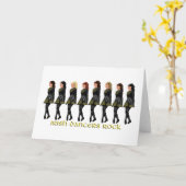 Carte Irish Step Dancers Rock (Fleur jaune)