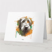 Carte Irish Wolfhound (Dos)