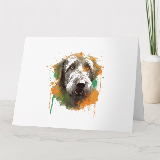 Carte Irish Wolfhound (Devant)