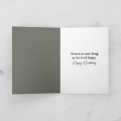 Carte Irish Wolfhound d'anniversaire avec des biscuits (Intérieur)