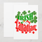 Carte Irlandais (Devant / Derrière)