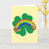 Carte Irlandais, j'étais plus rapide (Fleur jaune)