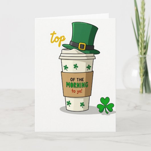 Carte Irlandaise Café du Matin (Devant)