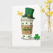 Carte Irlandaise Café du Matin (Fleur jaune)