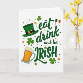 Carte Irlandaise Green Dots (Fleur jaune)