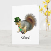 Carte irlandaise potable d'écureuil (Fleur jaune)