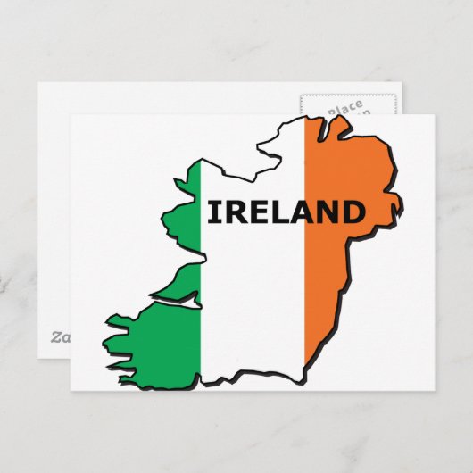 Carte Irlande (Devant / Derrière)